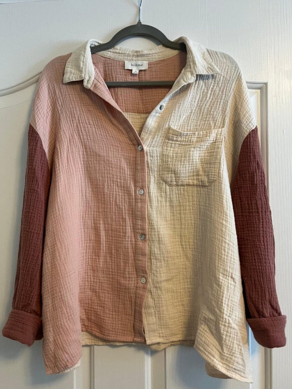 Bohme Cotton Gauze Button Down Shirt